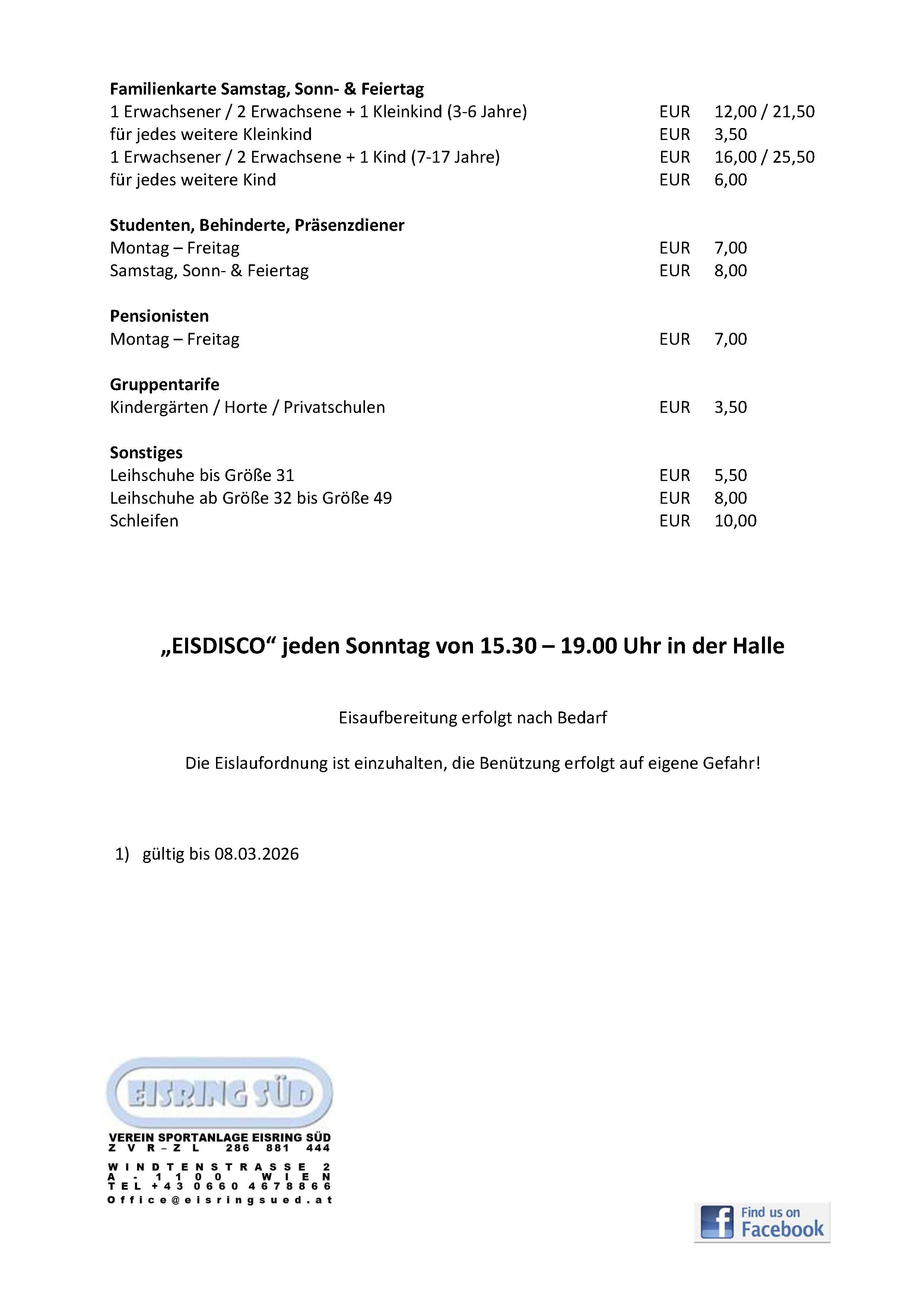 Preisliste ERS 2025 2026 Seite 2